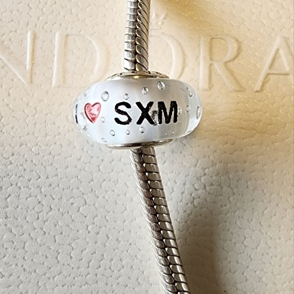 Pandora I love Sint Maarten Rare travel charm